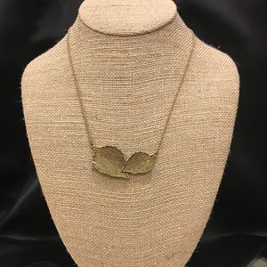 Lia Sophia Gold Leaf Necklace